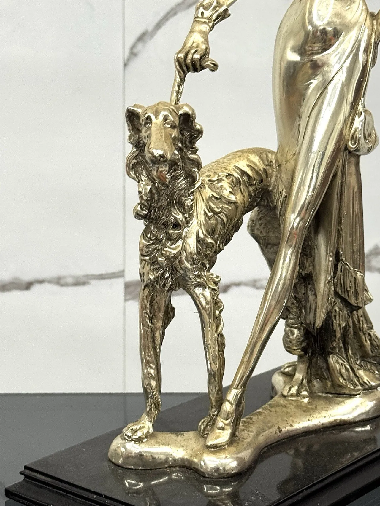 Silver resin sculpture by Amilcare Santini, mid-20th century 6