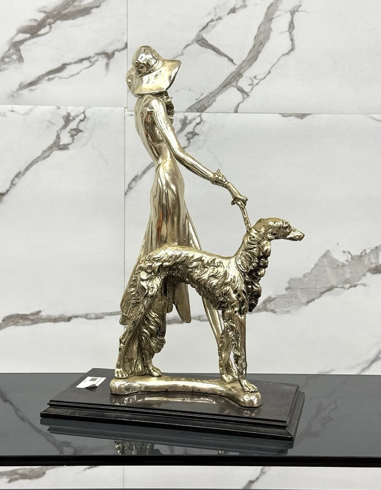 Silver resin sculpture by Amilcare Santini, mid-20th century 8