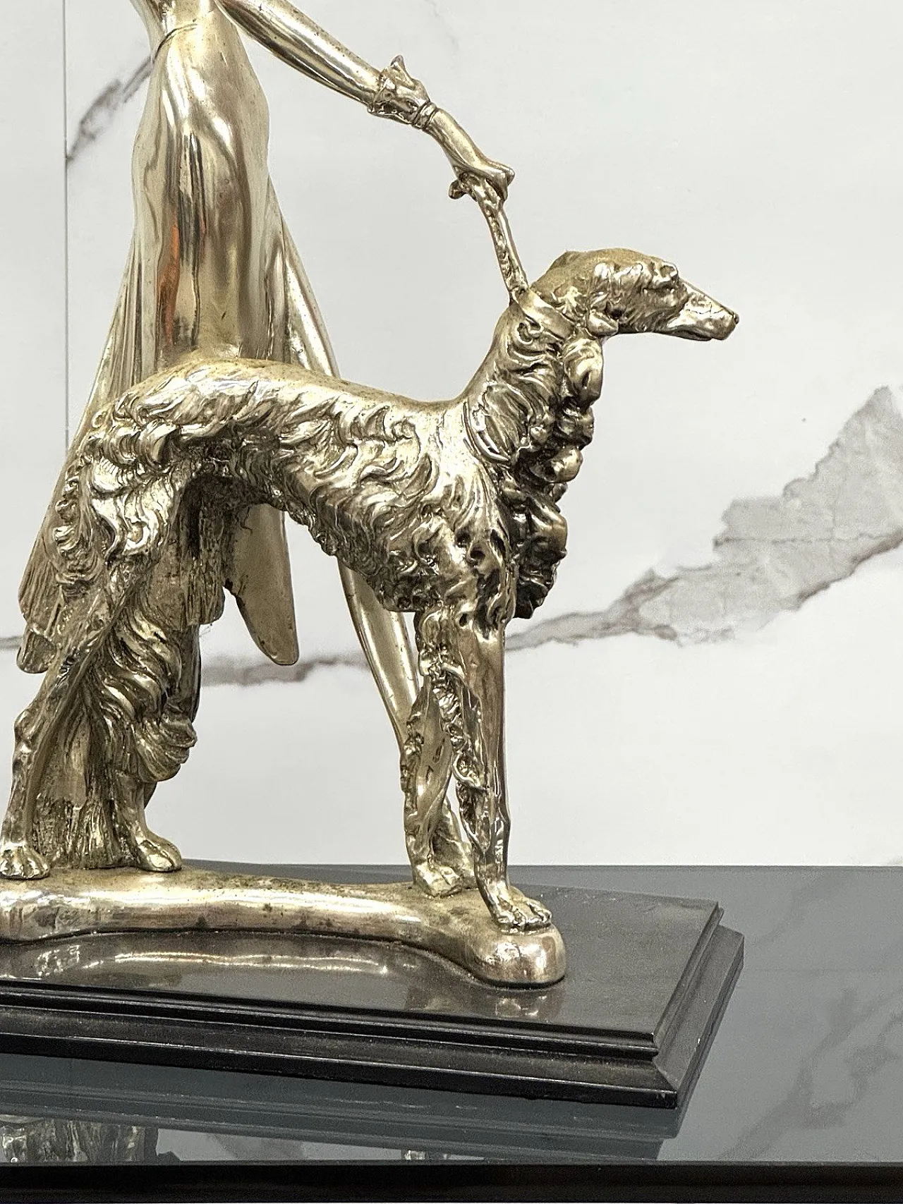 Silver resin sculpture by Amilcare Santini, mid-20th century 9