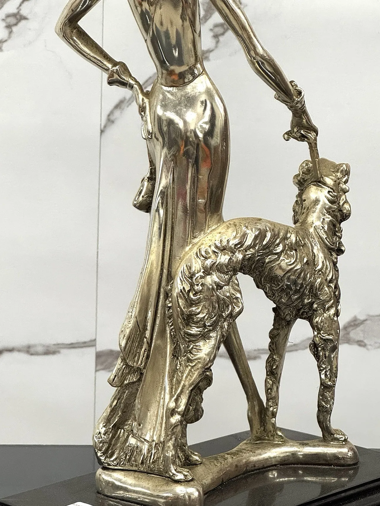 Silver resin sculpture by Amilcare Santini, mid-20th century 11