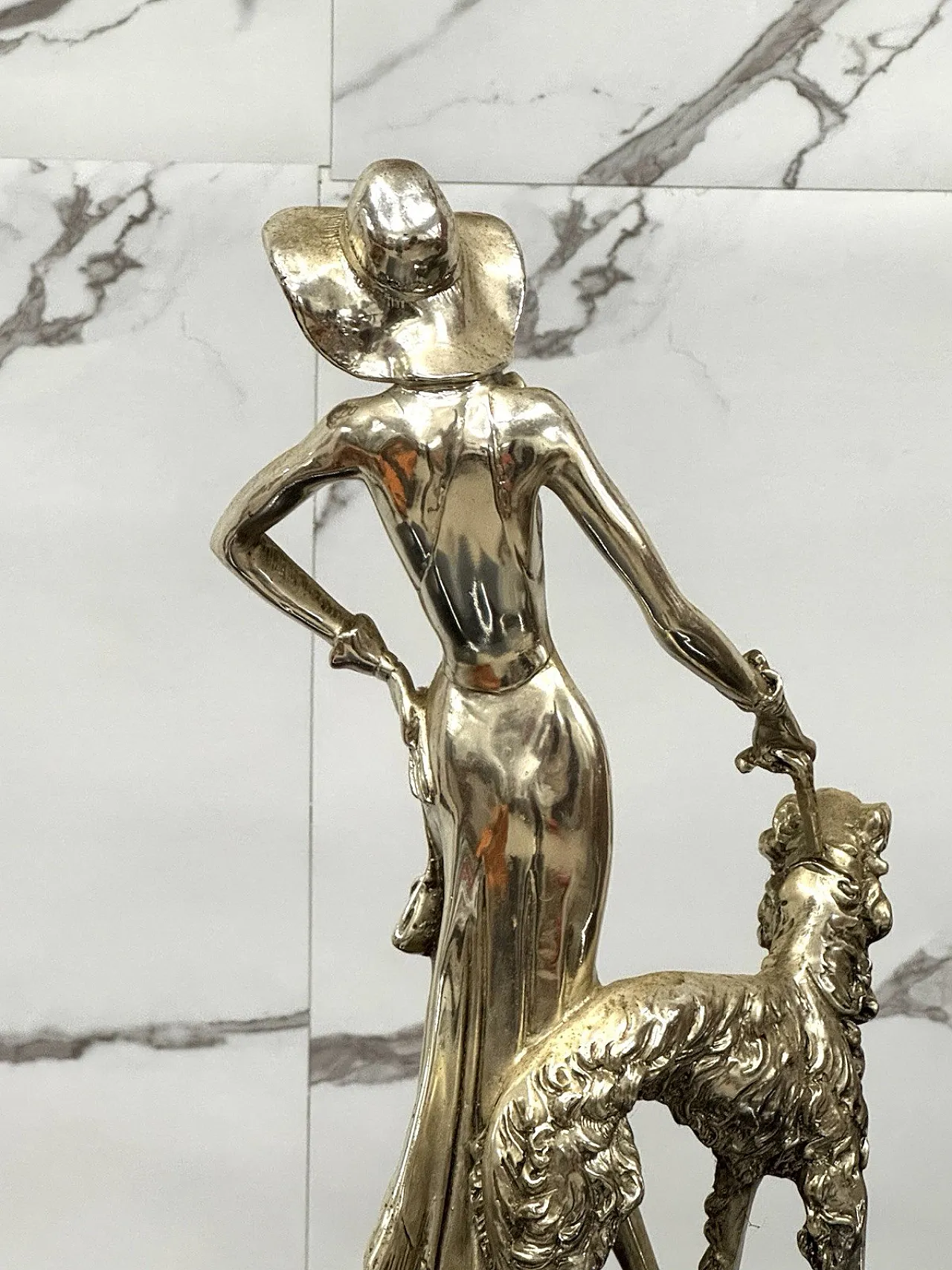 Silver resin sculpture by Amilcare Santini, mid-20th century 12