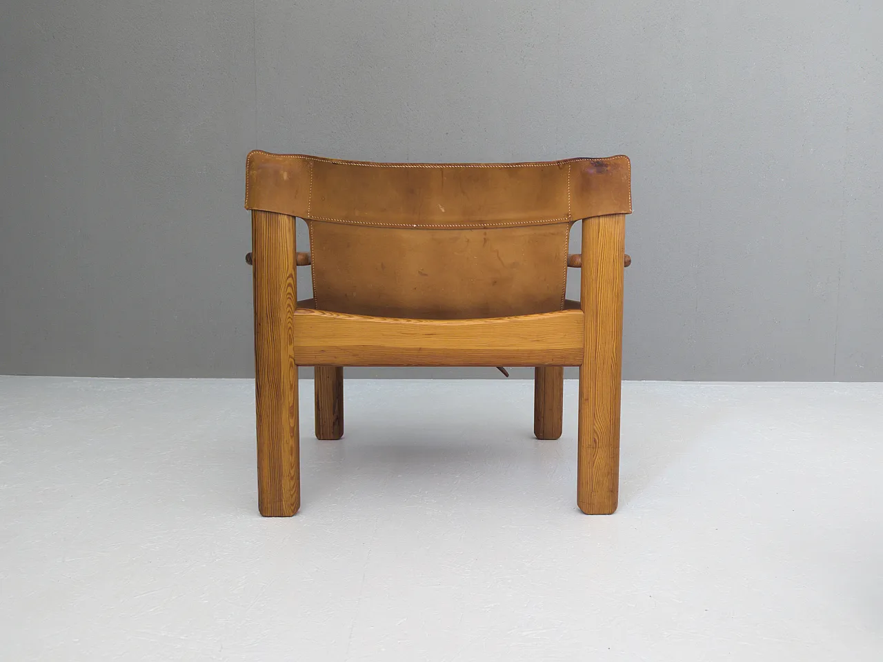 Coppia di poltrone Natura in pelle di Karin Mobring per Ikea, anni '70 25