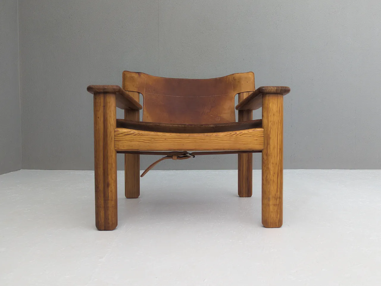 Coppia di poltrone Natura in pelle di Karin Mobring per Ikea, anni '70 26