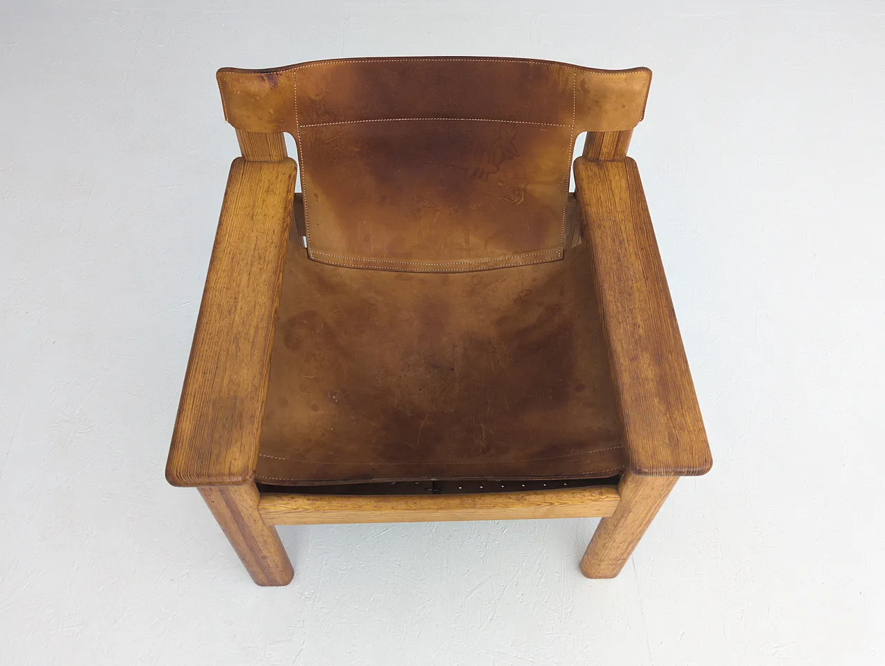 Coppia di poltrone Natura in pelle di Karin Mobring per Ikea, anni '70 28