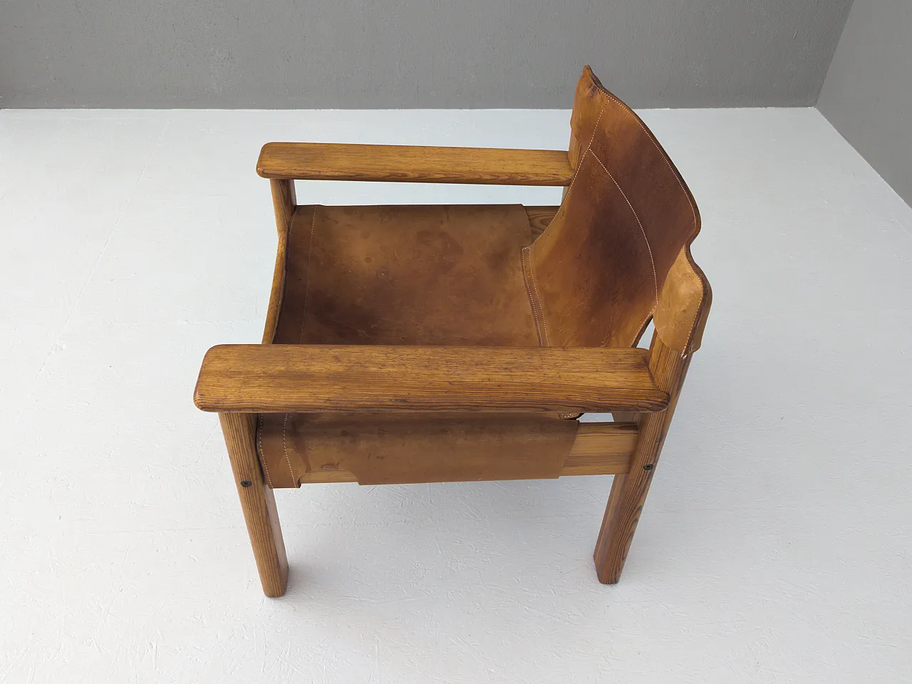 Coppia di poltrone Natura in pelle di Karin Mobring per Ikea, anni '70 29