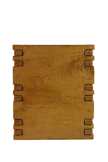 Lampada da parete modernista in legno, anni '60