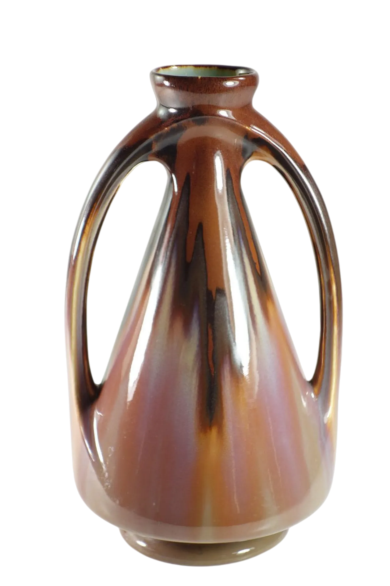 Vaso Art Nouveau in ceramica, metà '800 8
