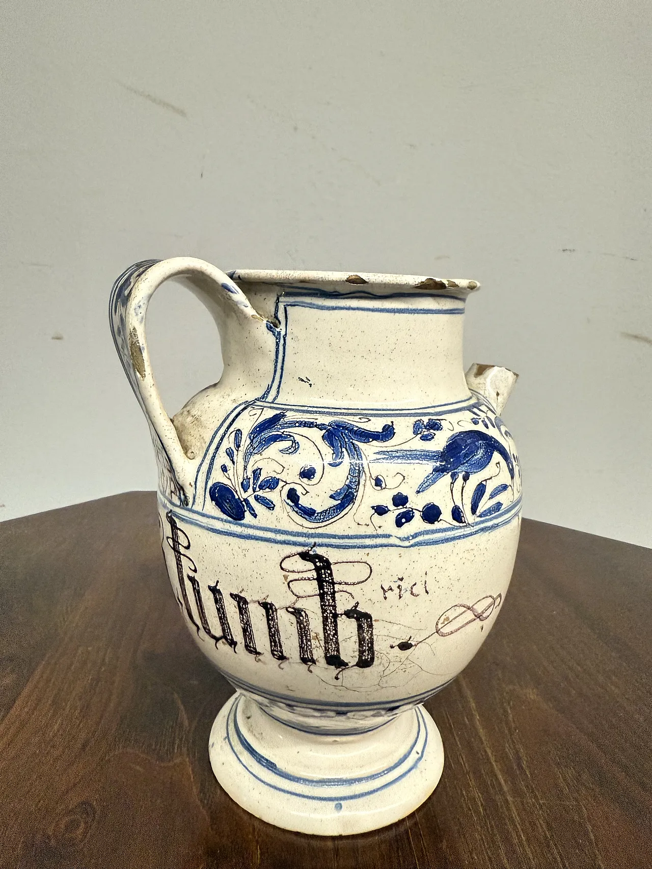 Versatoio in maiolica da farmacia Bassano, '700 8