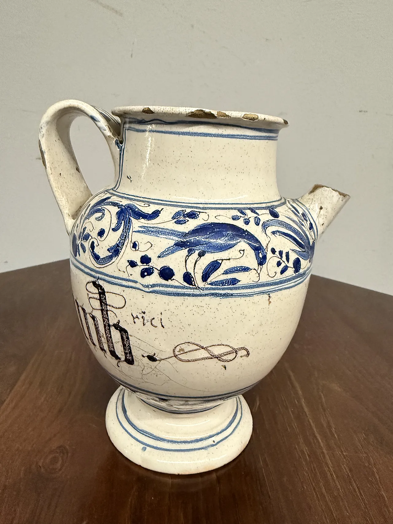 Versatoio in maiolica da farmacia Bassano, '700 9