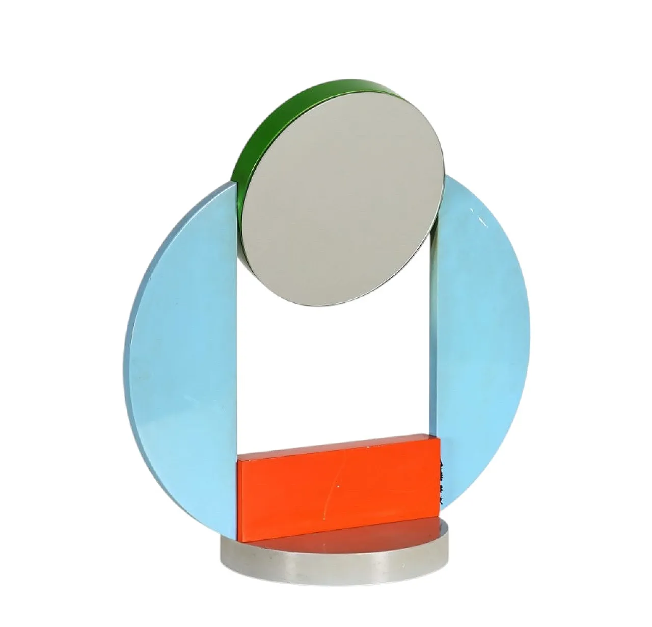 Postmodern Table Mirror di Michele de Lucche per Memphis, 1980 1