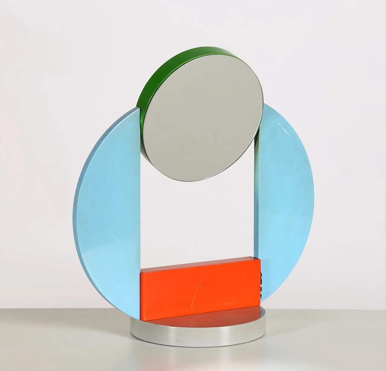 Postmodern Table Mirror di Michele de Lucche per Memphis, 1980 2