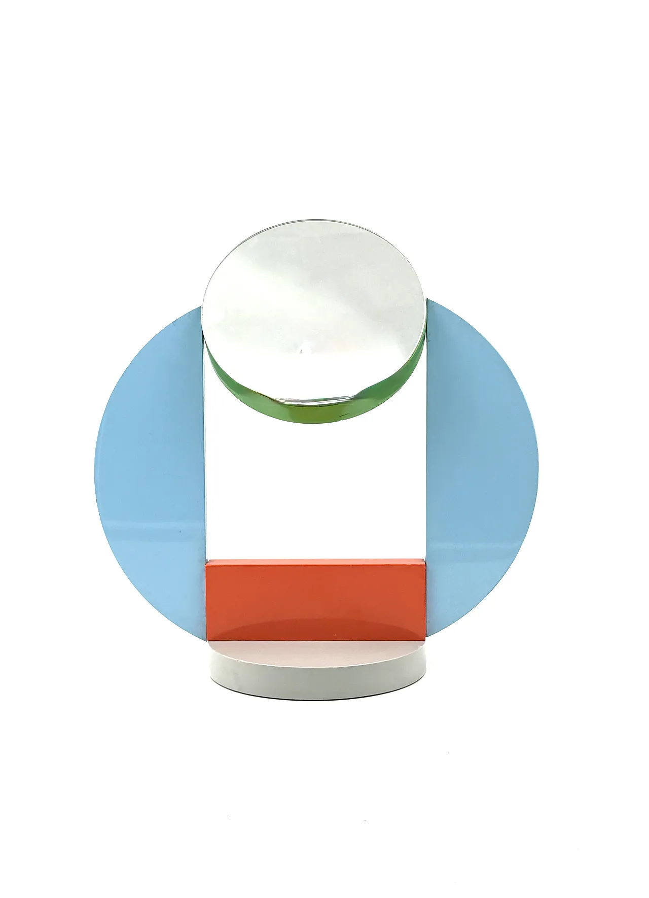 Postmodern Table Mirror di Michele de Lucche per Memphis, 1980 5