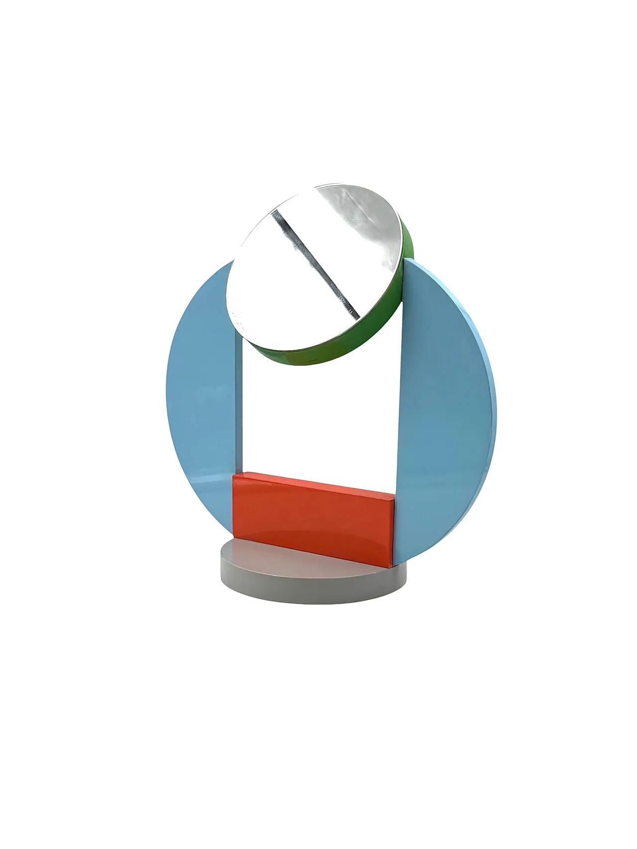 Postmodern Table Mirror di Michele de Lucche per Memphis, 1980 7