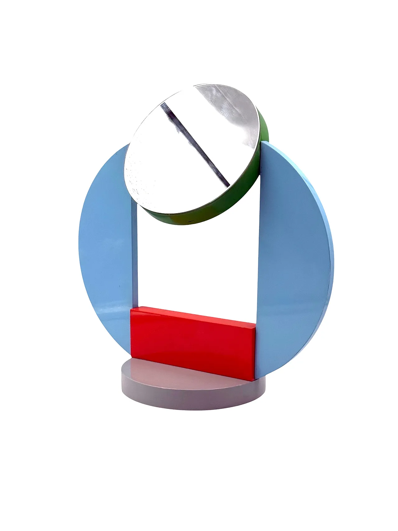 Postmodern Table Mirror di Michele de Lucche per Memphis, 1980 8