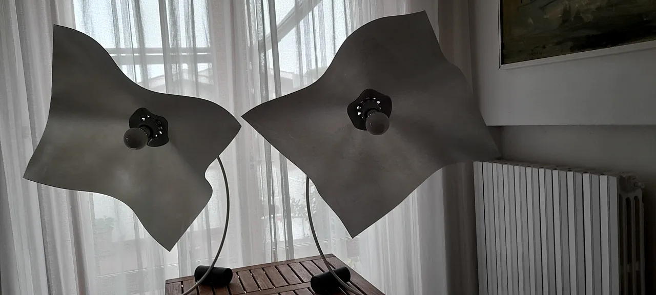 Lampade Area Curvea 50 di Mario Bellini anni '70 6