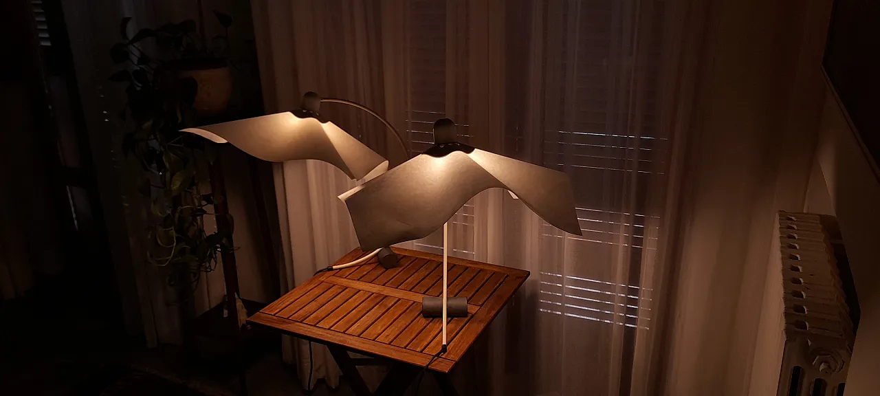 Lampade Area Curvea 50 di Mario Bellini anni '70 10