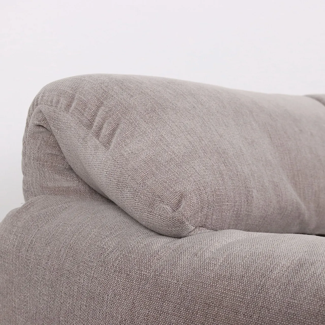 Divano grigio Maralunga di Vico Magistretti per Cassina, anni '70 5
