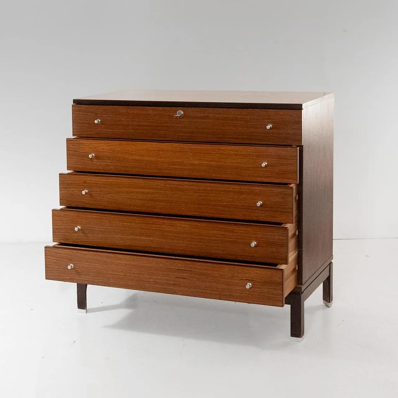 Rosewood chest of drawers by Ennio Fazzoli for MIM Roma, 1960s 1