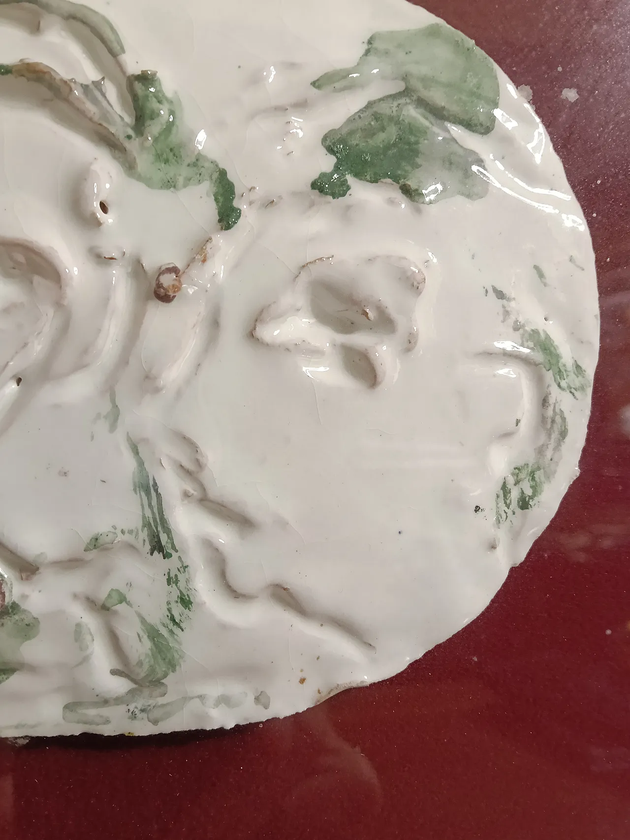 Ernesto Treccani forms ceramic with frame, late 20th century 5