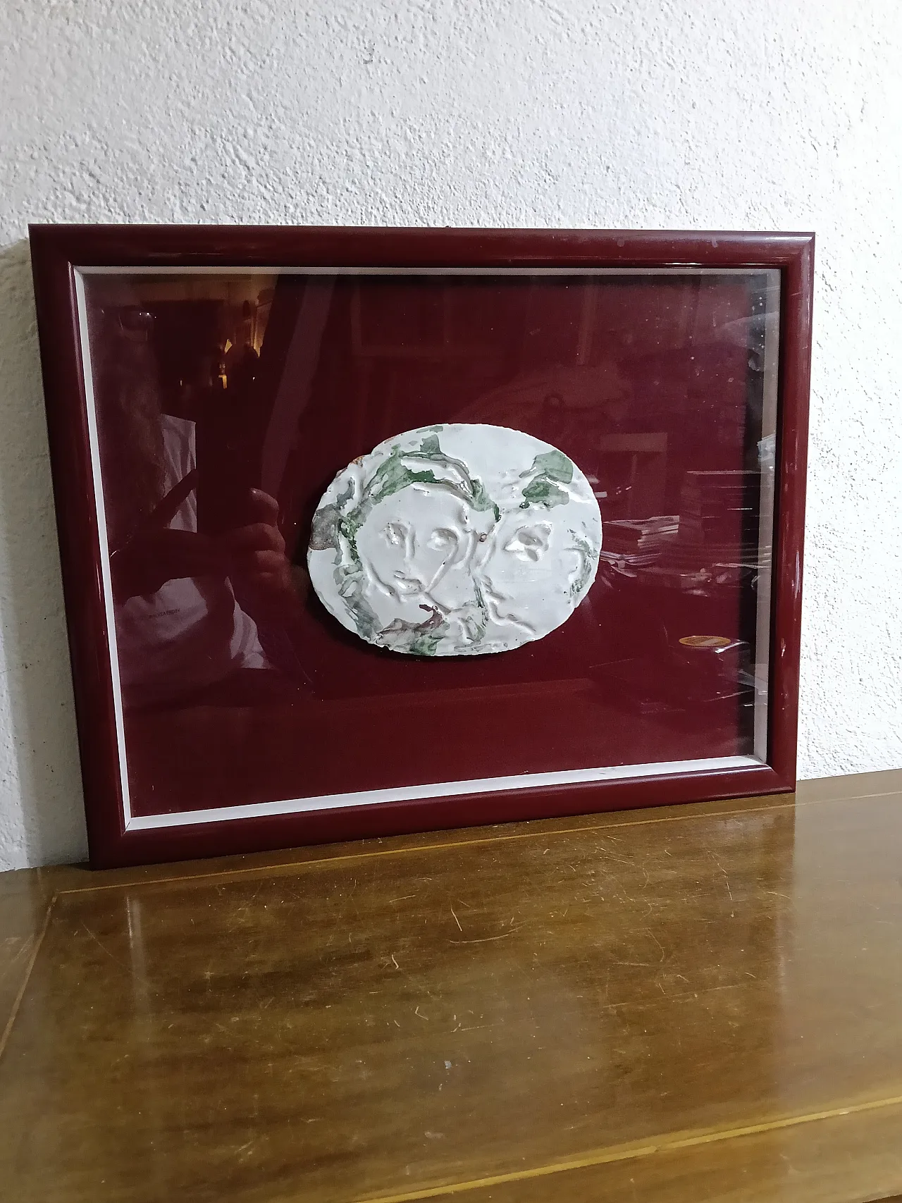 Ernesto Treccani forms ceramic with frame, late 20th century 8