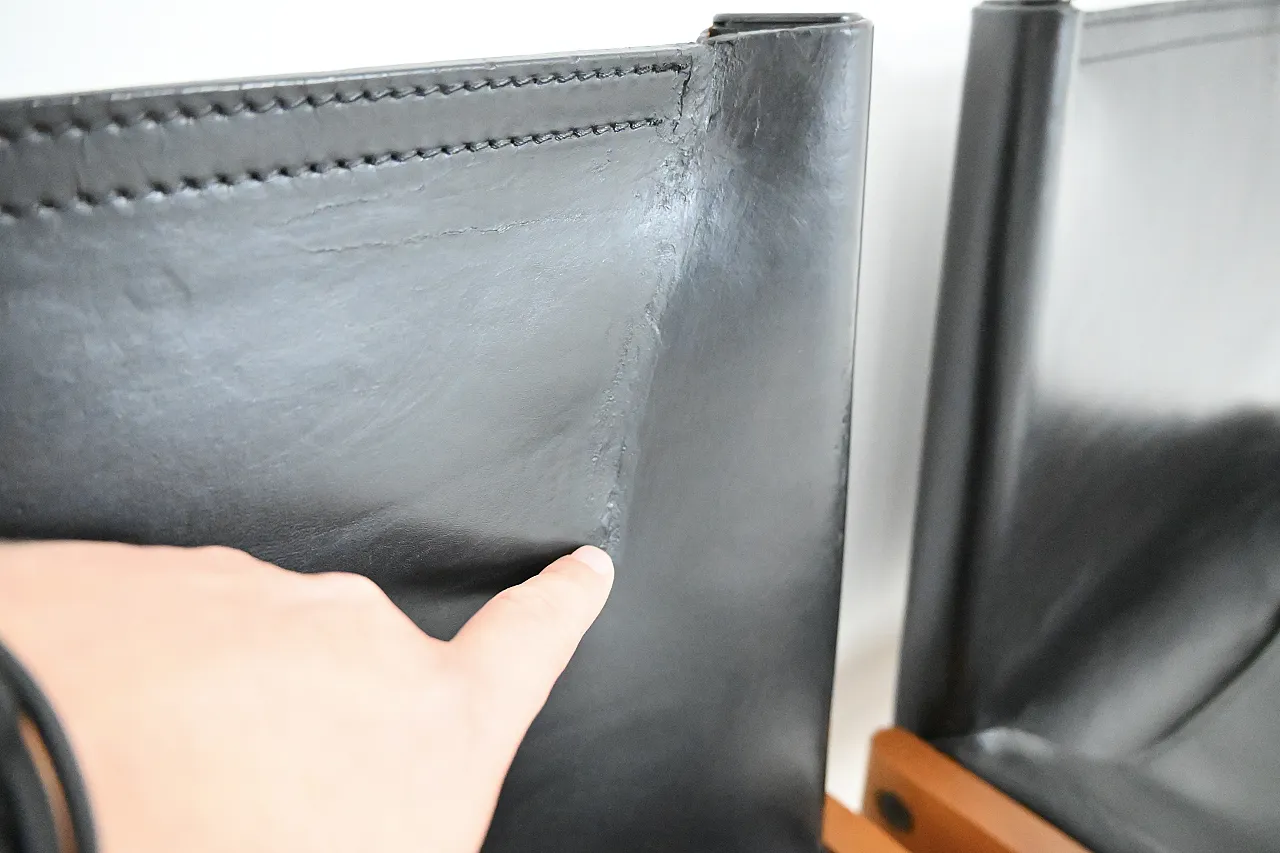 4 sedie monache di AFRA e TOBIA Scarpa per Molteni, 70s 9