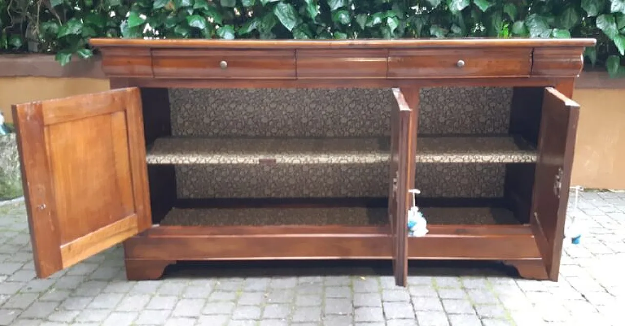 Walnut cappuccina sideboard, 19th century 2