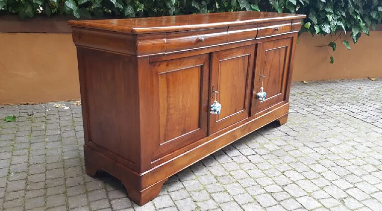 Walnut cappuccina sideboard, 19th century 3