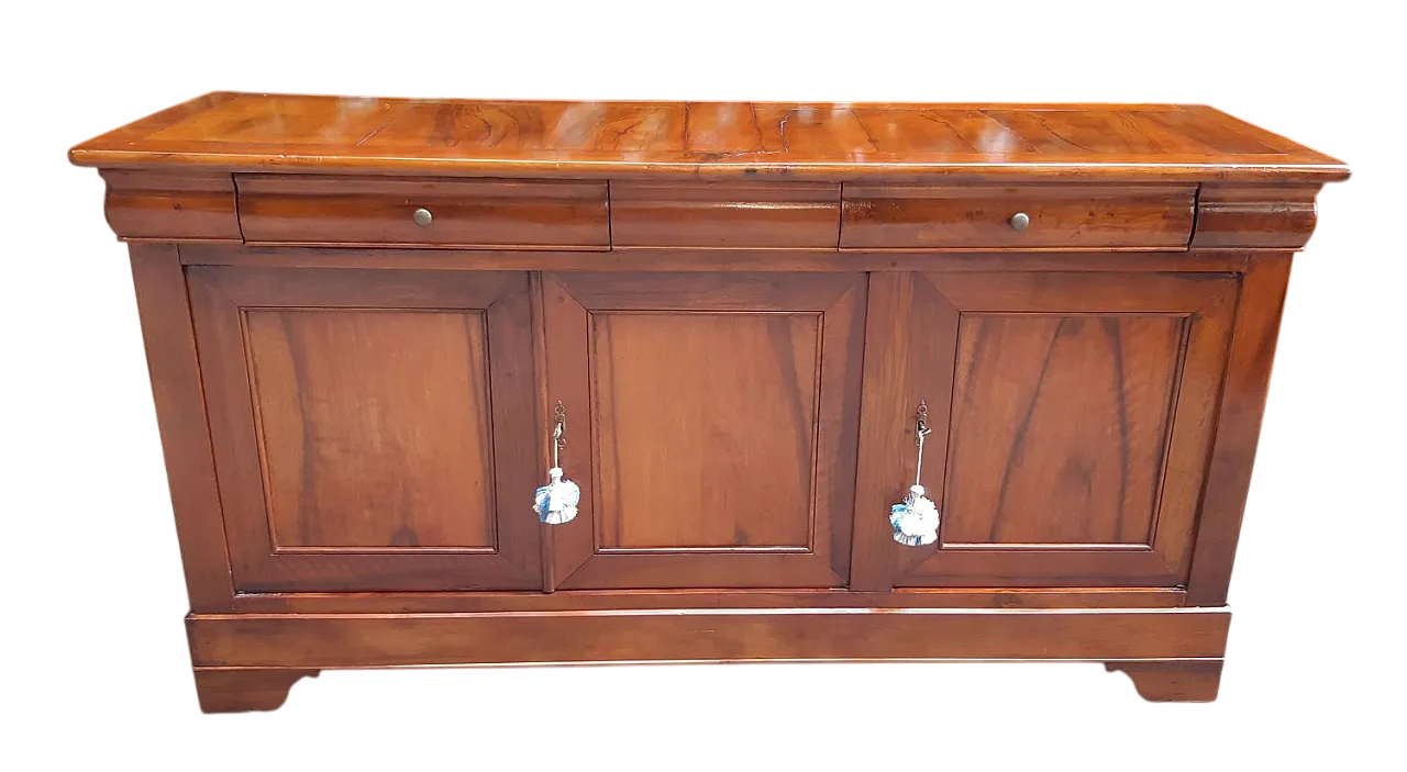 Walnut cappuccina sideboard, 19th century 9