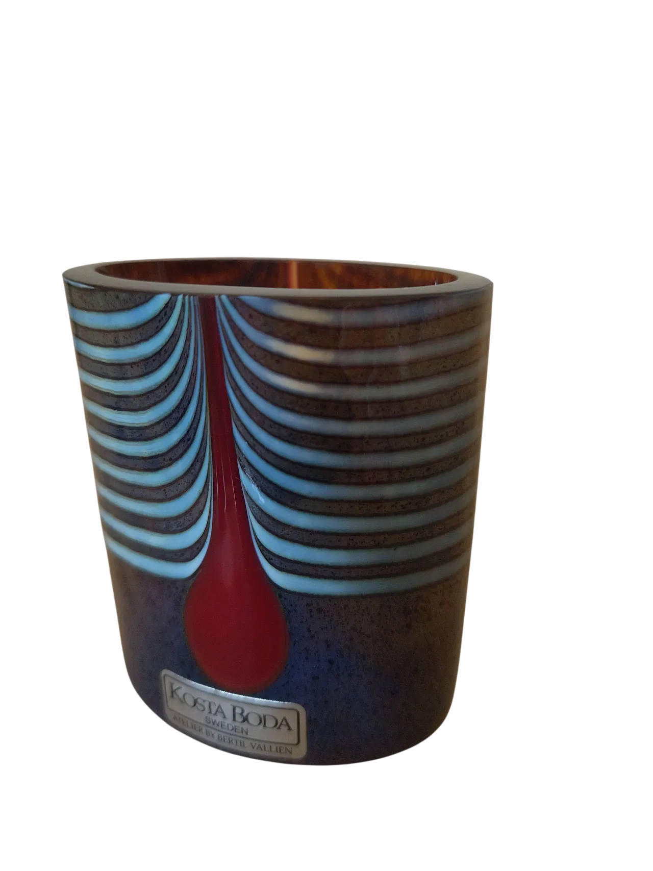 Vaso in vetro soffiato Ateljé di Kosta Boda 8