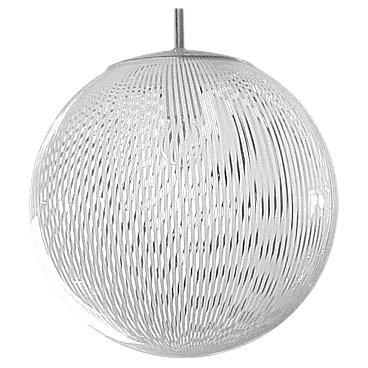 Tessuti ceiling lamp by Venini for Diaz De Santilana, 1970s