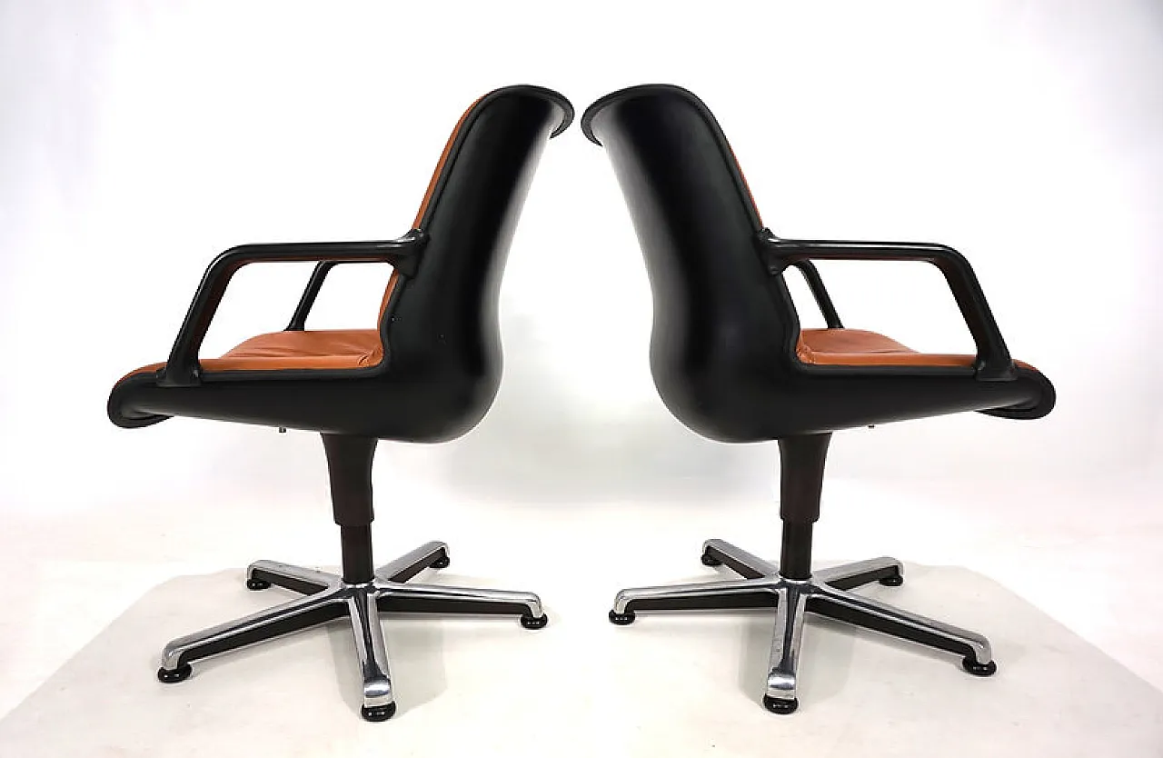 Coppia di sedie da ufficio Fröscher di Burkhard Vogtherr, anni '70 2