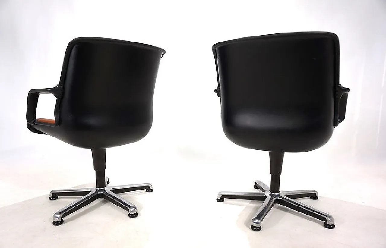 Coppia di sedie da ufficio Fröscher di Burkhard Vogtherr, anni '70 3