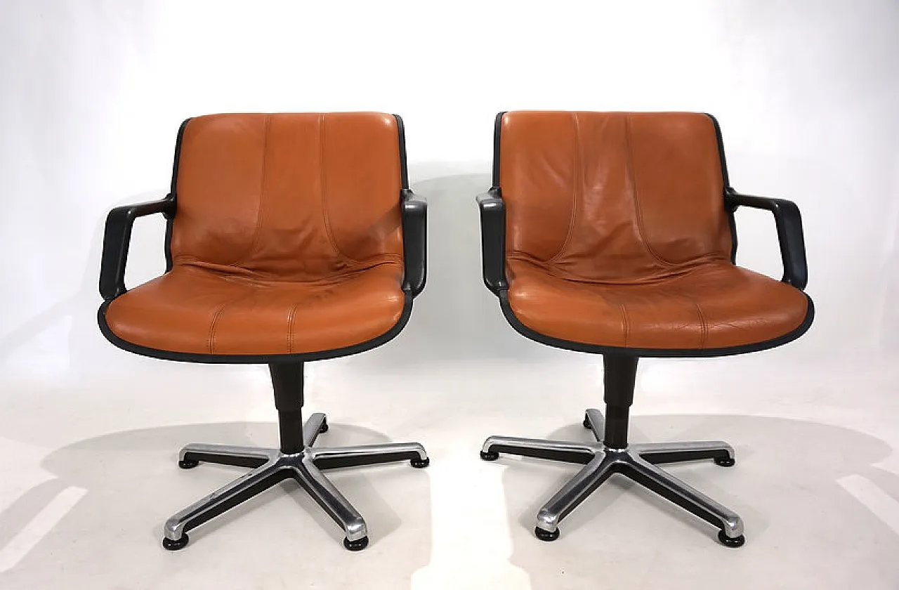 Coppia di sedie da ufficio Fröscher di Burkhard Vogtherr, anni '70 6