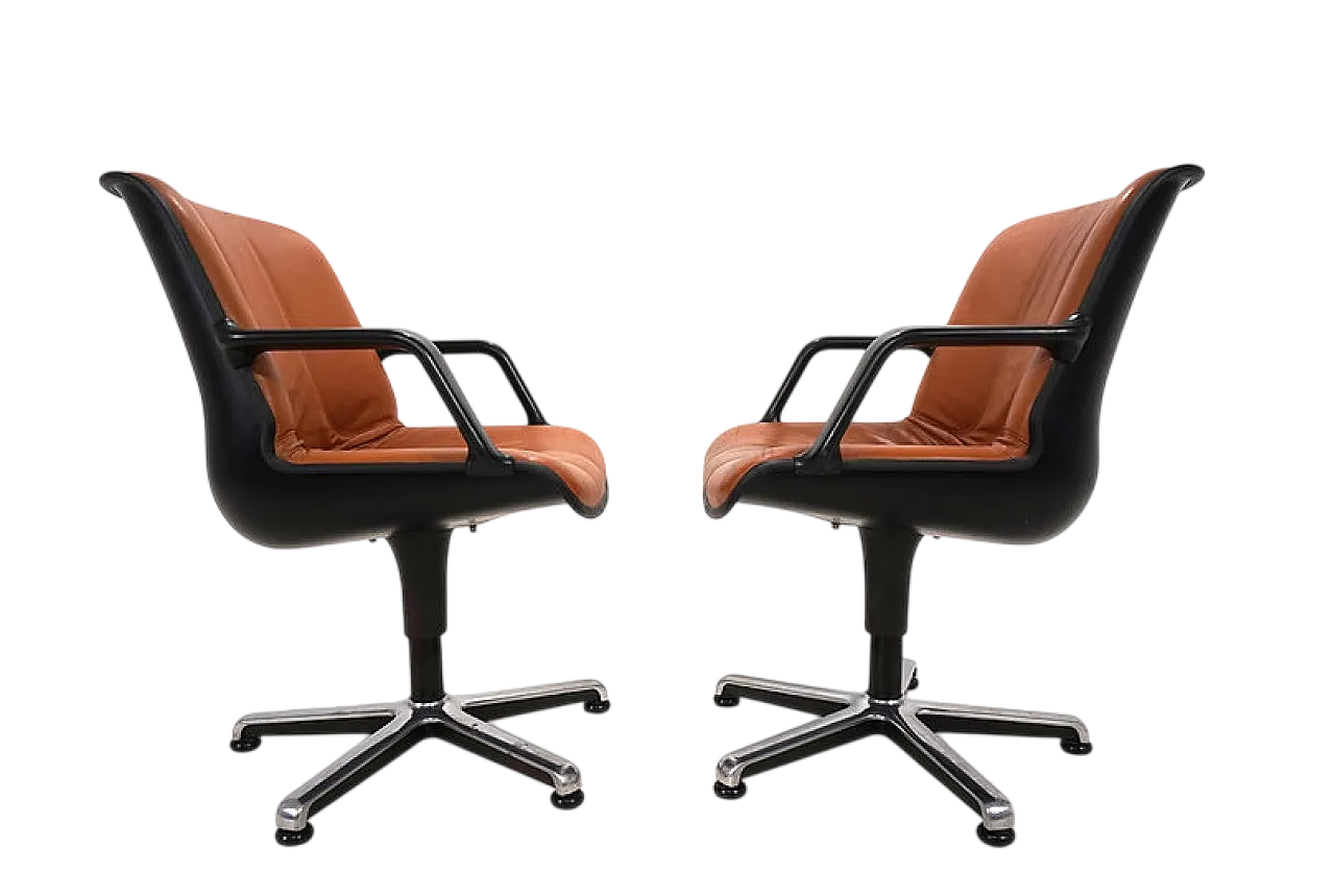 Coppia di sedie da ufficio Fröscher di Burkhard Vogtherr, anni '70 10