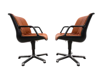 Coppia di sedie da ufficio Fröscher di Burkhard Vogtherr, anni '70