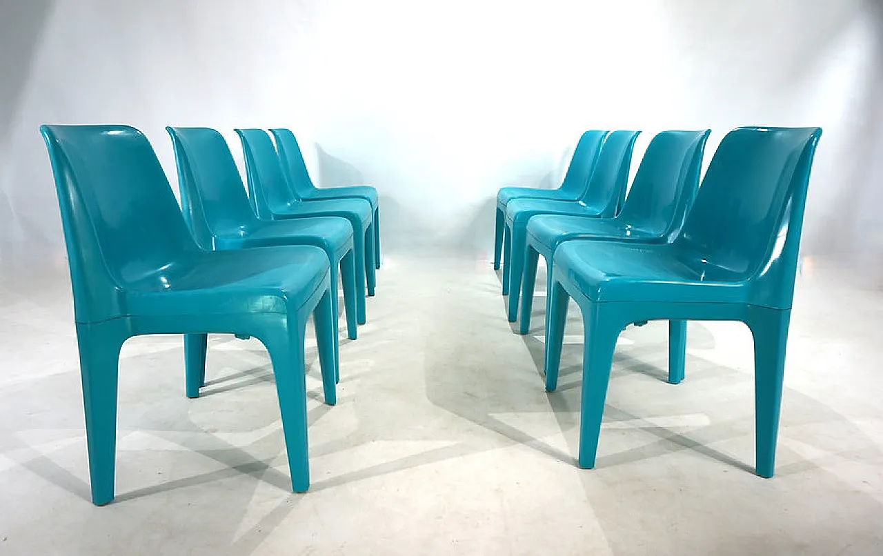 Sedia Space Age modello 4973 di Schröder & Henzelmann, anni '70 3