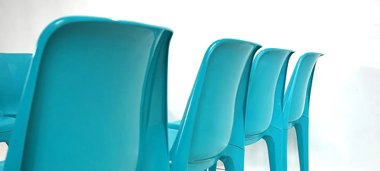 Sedia Space Age modello 4973 di Schröder & Henzelmann, anni '70 7