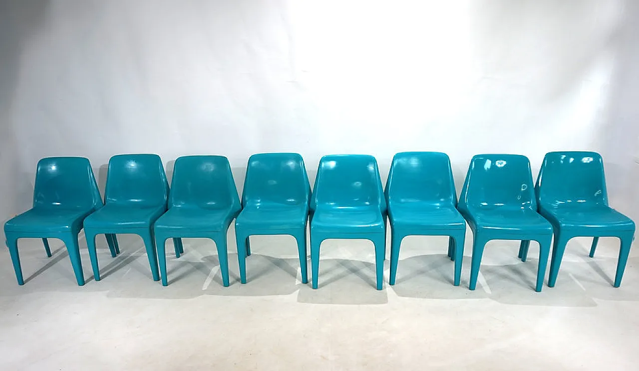 Sedia Space Age modello 4973 di Schröder & Henzelmann, anni '70 8