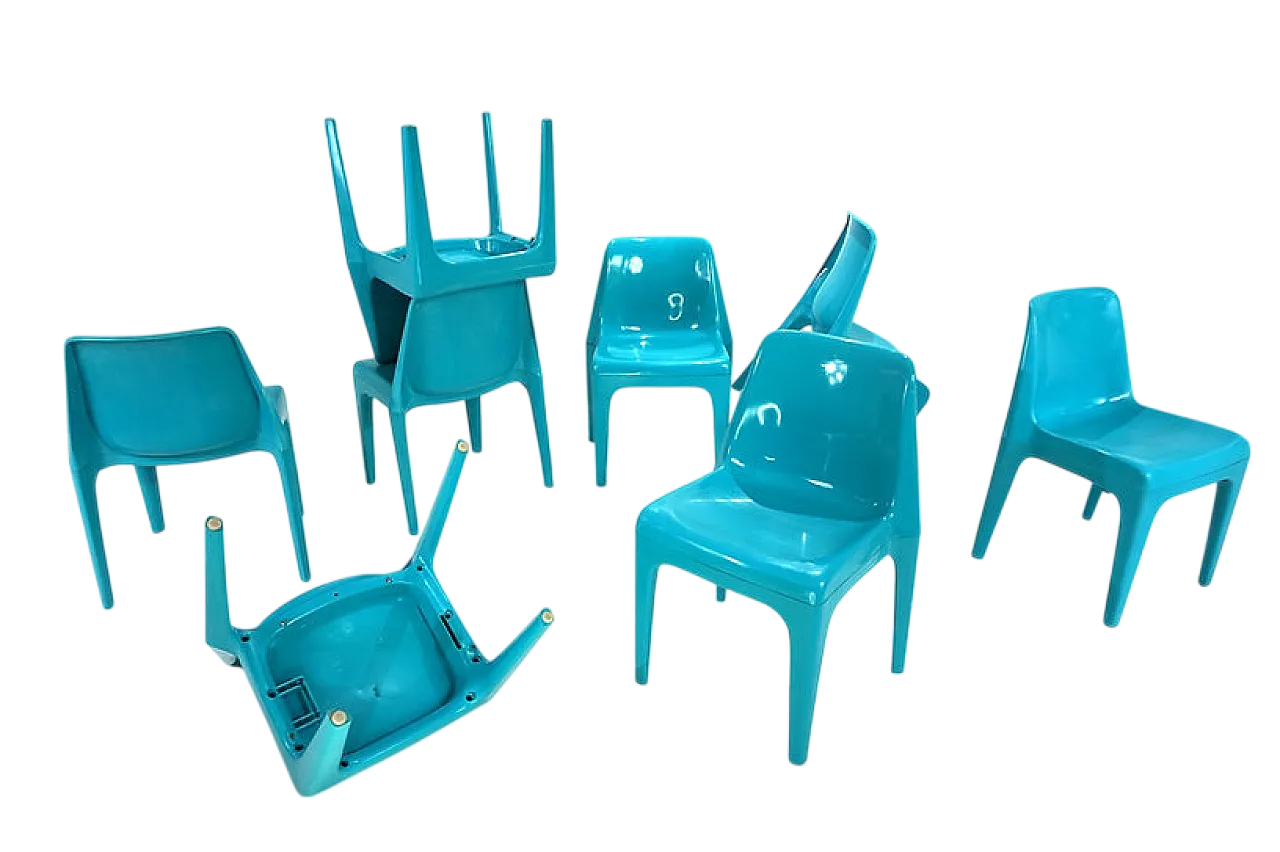 Sedia Space Age modello 4973 di Schröder & Henzelmann, anni '70 13