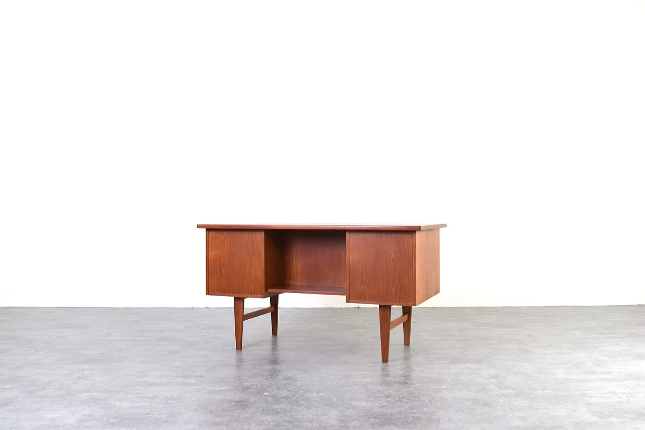 Mid-Century Danish teak executive Desk, 1960s 8