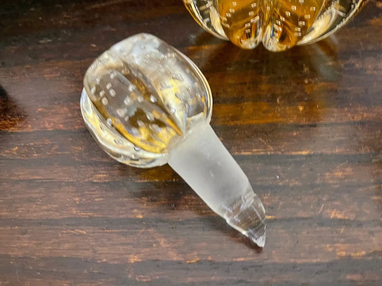 Set da toeletta in vetro Murano Bullicant, anni '50 4