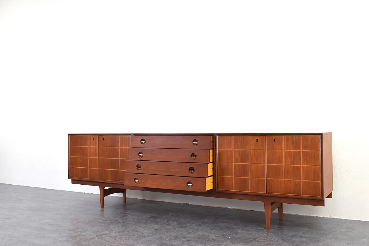 Sideboard in teak di Rolf Rastad e Adolf Relling per Gustav B, anni 60 11