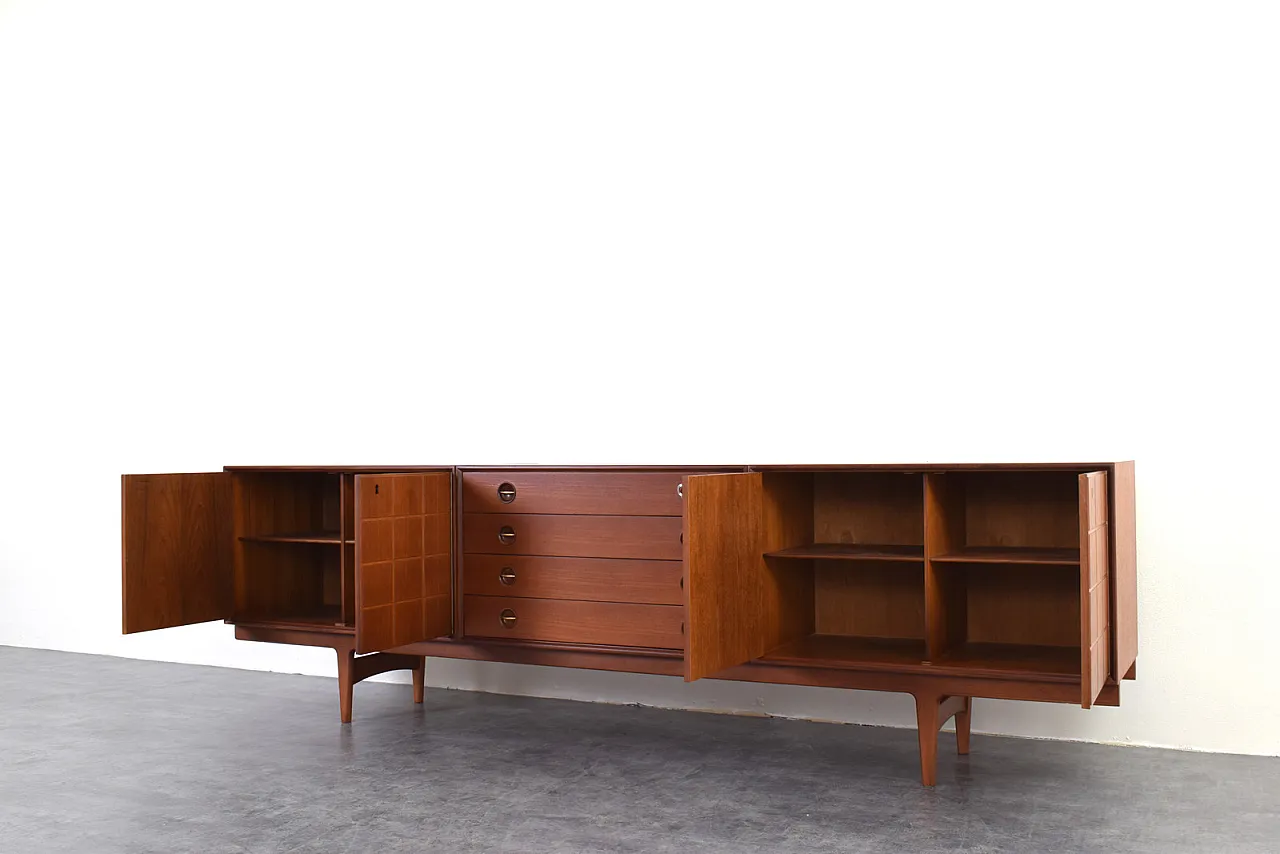 Sideboard in teak di Rolf Rastad e Adolf Relling per Gustav B, anni 60 13