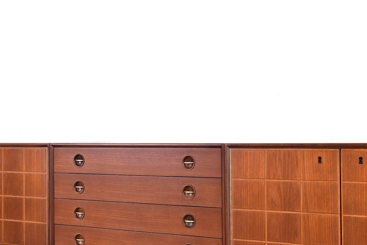 Sideboard in teak di Rolf Rastad e Adolf Relling per Gustav B, anni 60 15