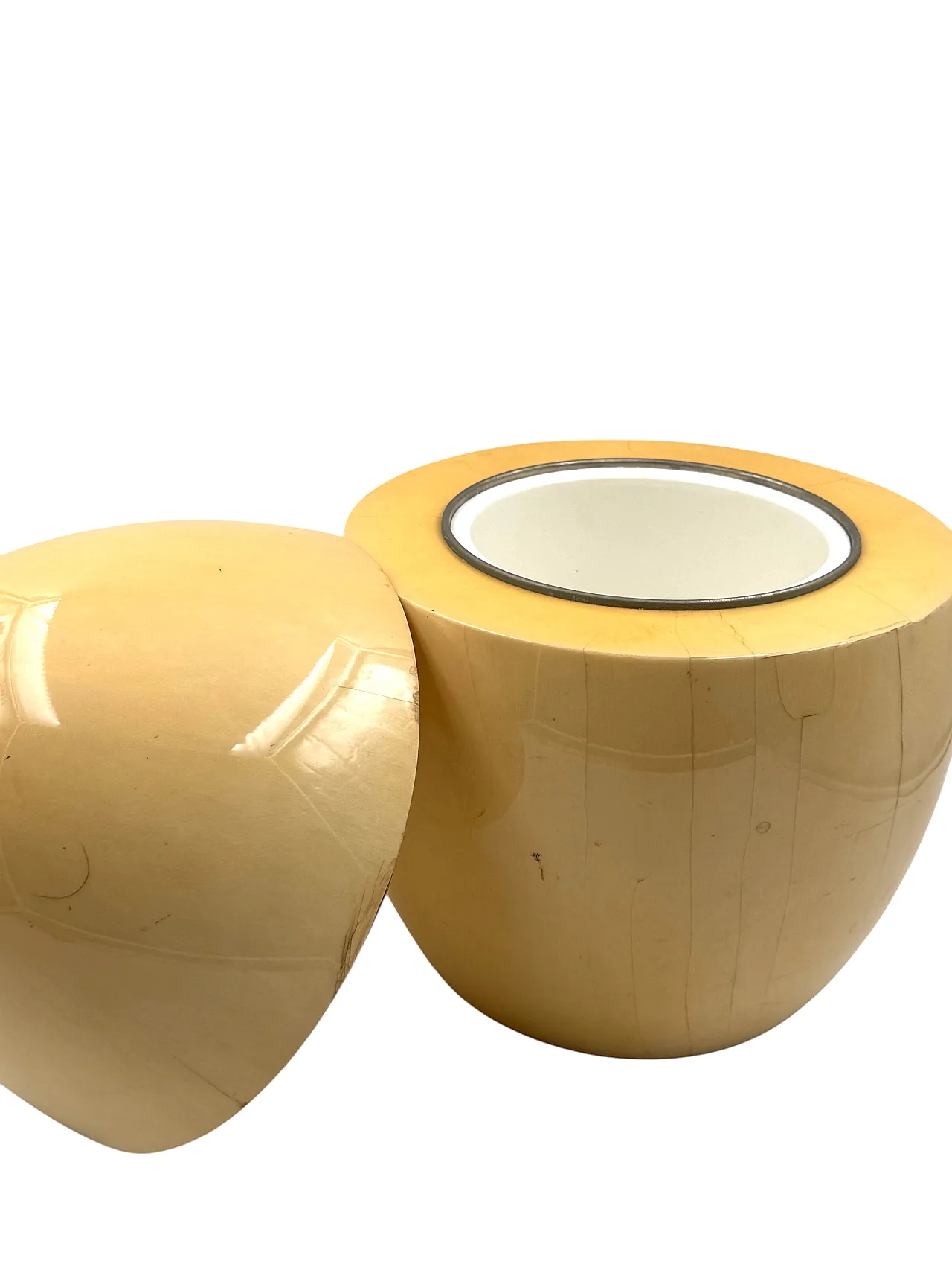 Uovo per secchio di ghiaccio di Tommaso Barbi per TB in pergamena, 1970 13