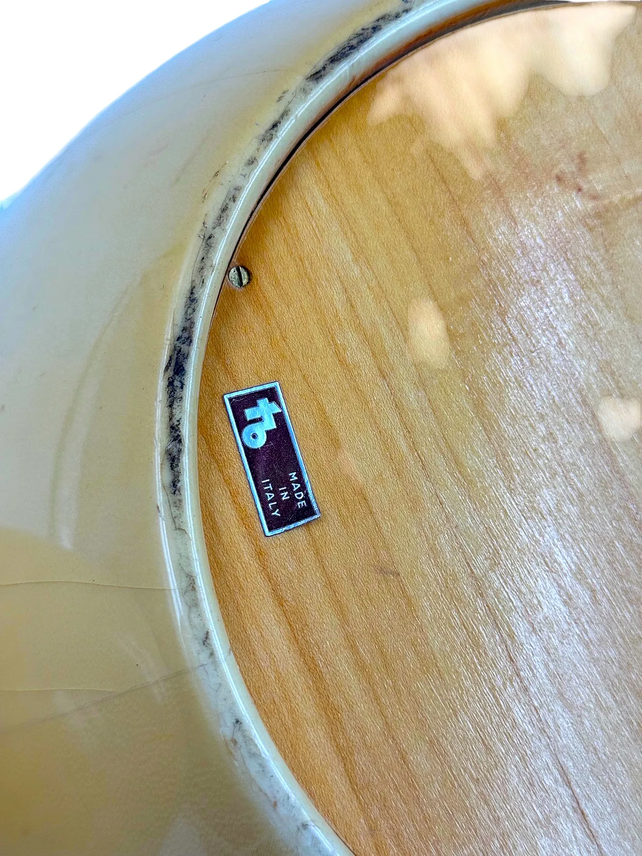 Uovo per secchio di ghiaccio di Tommaso Barbi per TB in pergamena, 1970 15