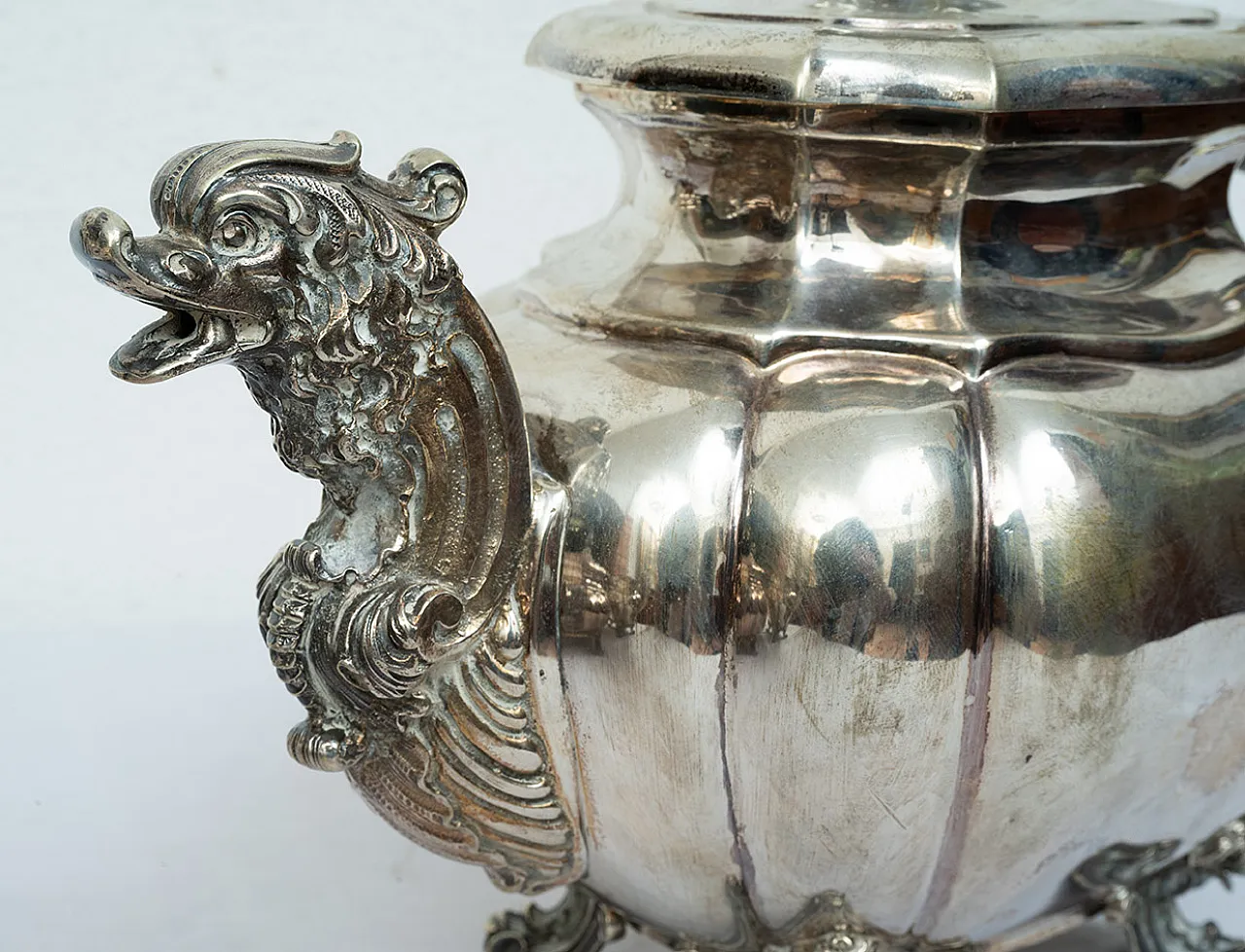 Silver service Neapolitan empire style, early 20th century 3
