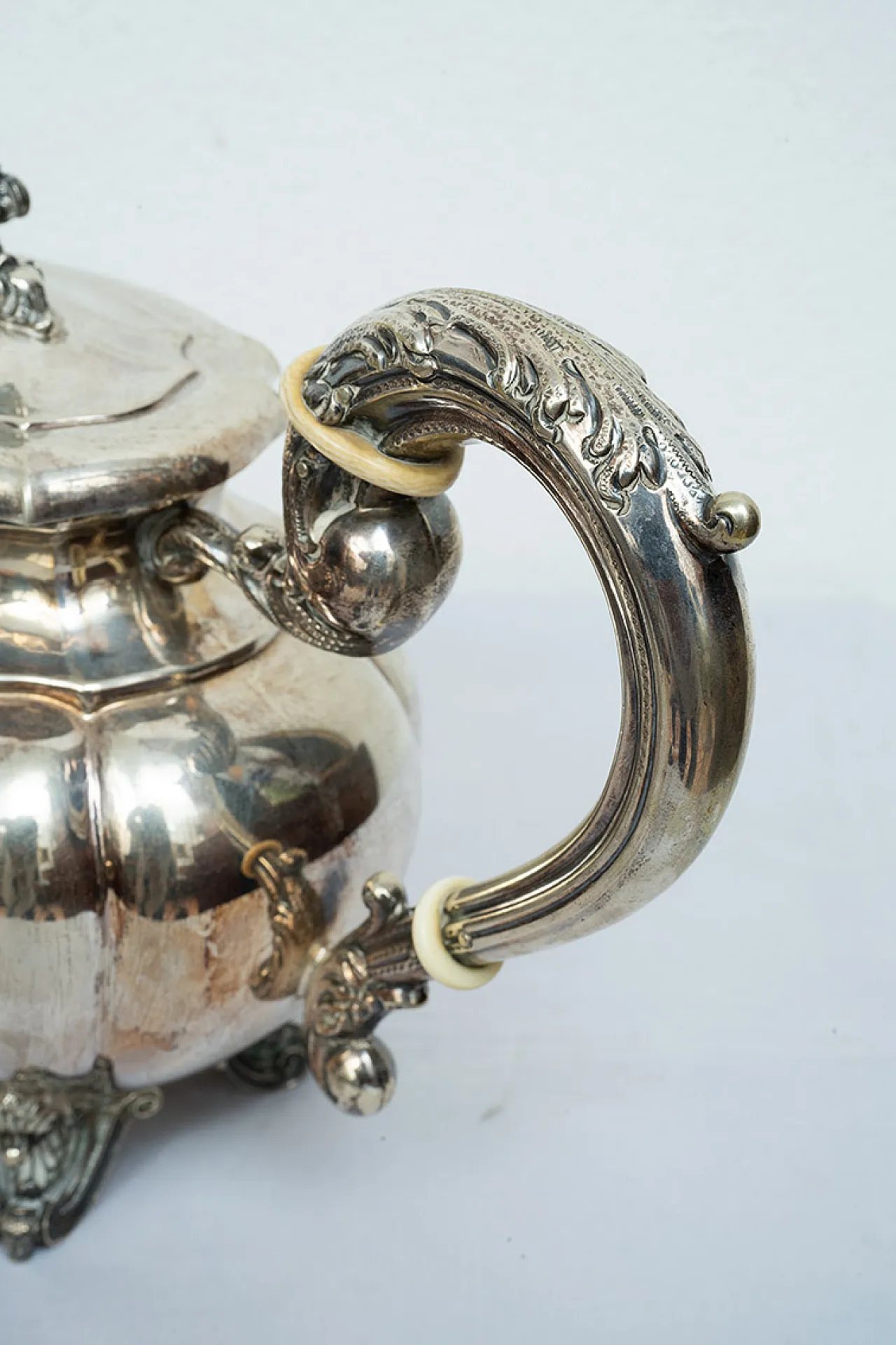 Silver service Neapolitan empire style, early 20th century 4