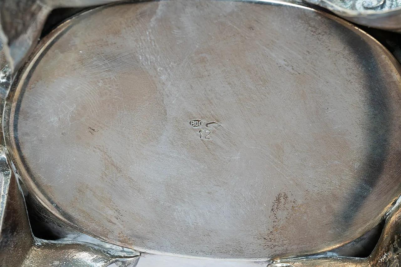 Silver service Neapolitan empire style, early 20th century 6