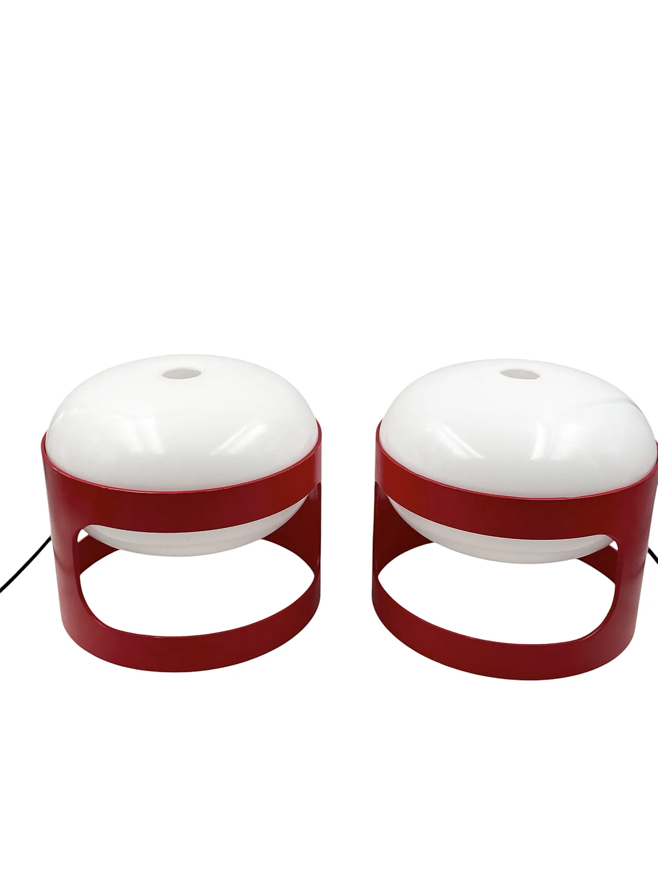 Joe Colombo, set di 2 lampade da tavolo mod. KD27, Kartell Italia 1970 12